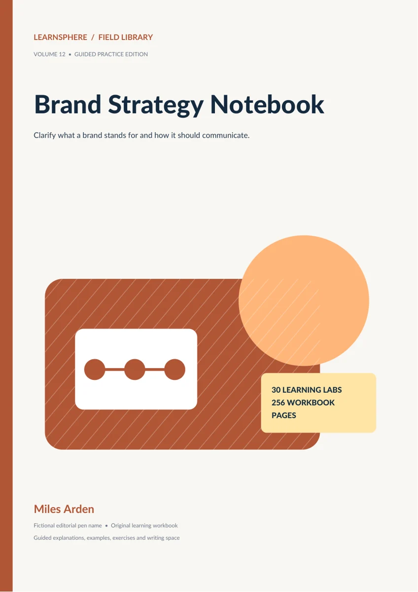 Brand Strategy Notebook cover