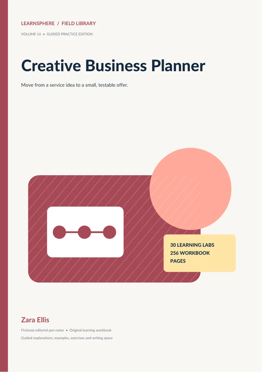 Creative Business Planner cover